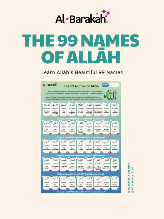 The 99 Names of Allah Poster